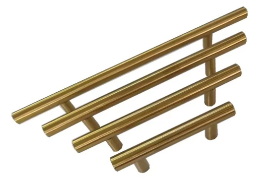 Stempelproces Ronde gouden licht luxe kast deur handvat Messing aluminium materiaal