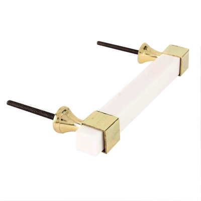 Moderne Europa Eenvoudige stijl Luxe Hout Hars Metalen deurkast Knob Handle 128mm