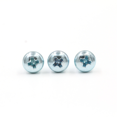 Blauw zink roestvrij staal Phillips Round Pan Head Zelfkoppelend draadvormende schroef voor kunststof