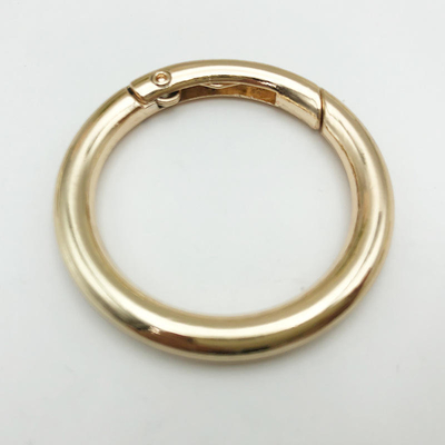 Metalen Zink Alloy Spring Buckle Open Ring Sleutelhanger voor DIY Juwelen Hangend Accessoire