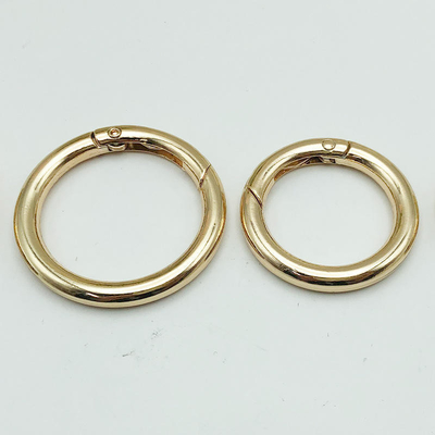 Metalen Zink Alloy Spring Buckle Open Ring Sleutelhanger voor DIY Juwelen Hangend Accessoire