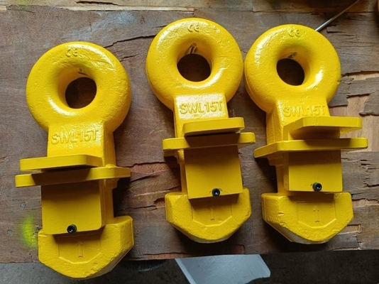 Aanpassingsgroottes G80 Container Hook Lifting Hook Rigging Eye voor materiaalbehandelingsbehoeften