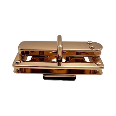 XS-231---004, J6611 Hardware voor het sluiten van handtassen met druk- en draaimetalen slot