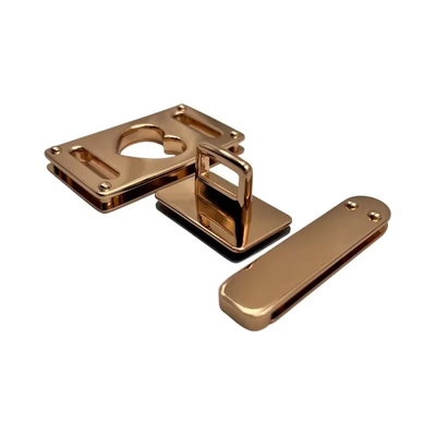 XS-231---004, J6611 Hardware voor het sluiten van handtassen met druk- en draaimetalen slot