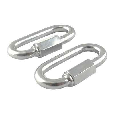 4 mm 5 mm 6 mm gegalvaniseerde ovaal snelle schakel voor rigging hardware OEM aanvaardbaar