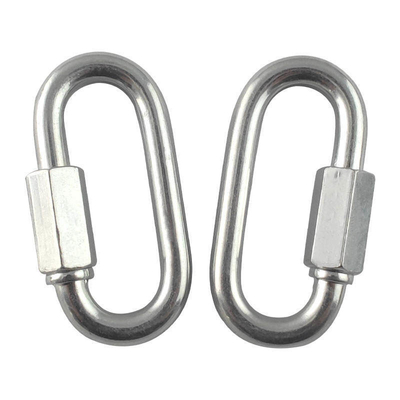 4 mm 5 mm 6 mm gegalvaniseerde ovaal snelle schakel voor rigging hardware OEM aanvaardbaar