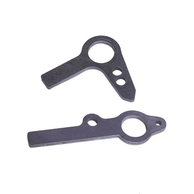 Op maat gemaakte metalen stempelonderdelen Precision Hardware Producten met zwarte poedercoating