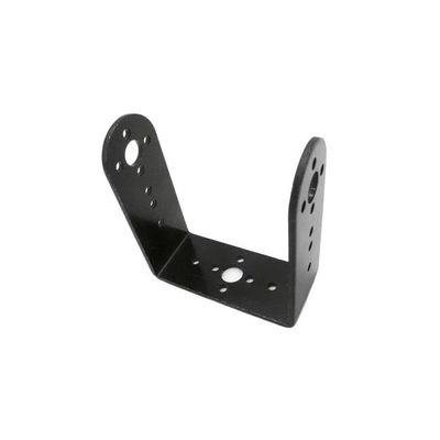 Op maat gemaakte metalen stempelonderdelen Precision Hardware Producten met zwarte poedercoating