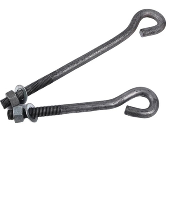Precisie-hardwareproducten van roestvrij staal OEM-plating Beton L Hook Foundation Bolts