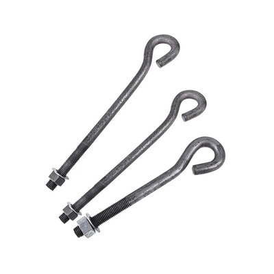 Precisie-hardwareproducten van roestvrij staal OEM-plating Beton L Hook Foundation Bolts