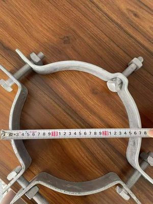 Vaste klem van roestvrijstalen trekband voor vermogensaccessoires van OEM CNC-hardwaredeeltjes