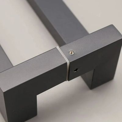 Zwart vierkant barkas trekladen handgrepen roestvrij staal moderne hardware