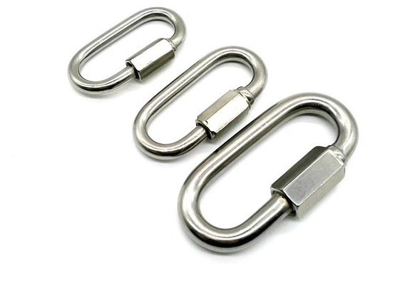 Stempelproces Roestvrij staal aanhanger keten haak klimboei clip rigging hardware