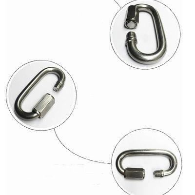 Stempelproces Roestvrij staal aanhanger keten haak klimboei clip rigging hardware