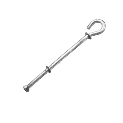 Roestvrij staal OEM CNC-hardwareonderdelen Bolt Hook Pigtail Hook met stemproces