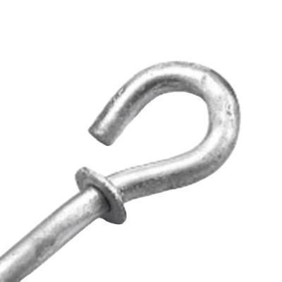 Roestvrij staal OEM CNC-hardwareonderdelen Bolt Hook Pigtail Hook met stemproces