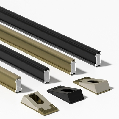 Polijsten slaapkamermeubilair hanger buis ondersteuning voor kledingkast accessoires hardware