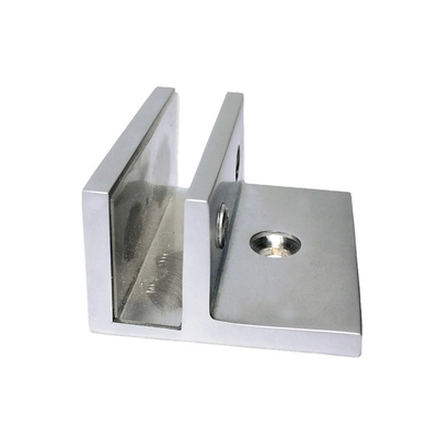 OEM CNC-hardwaredeeltjes F-vormige glazen panelenclamps met en roestvrij staalmateriaal