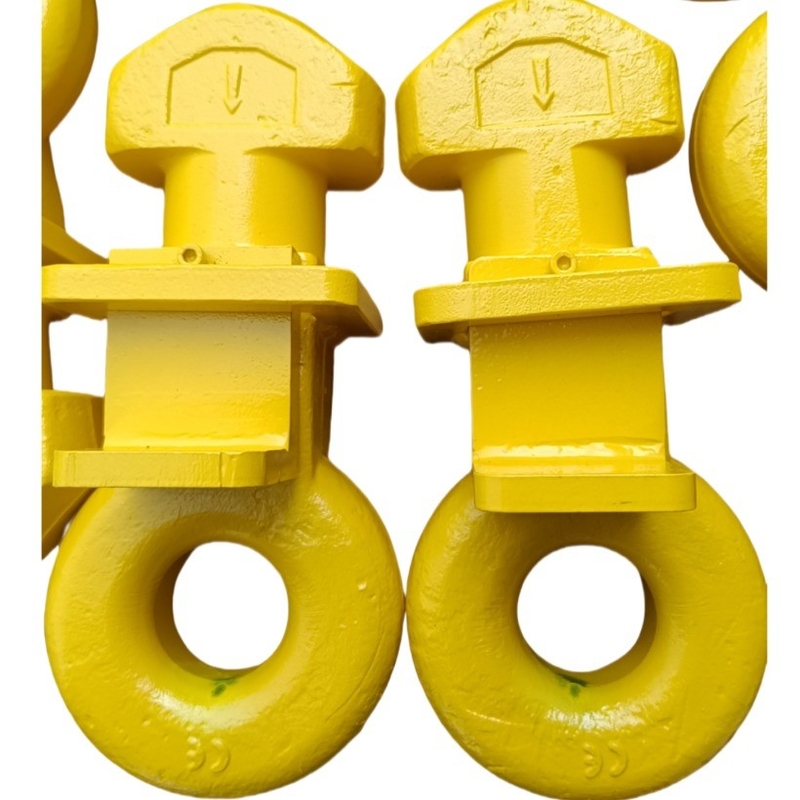 Aanpassingsgroottes G80 Container Hook Lifting Hook Rigging Eye voor materiaalbehandelingsbehoeften
