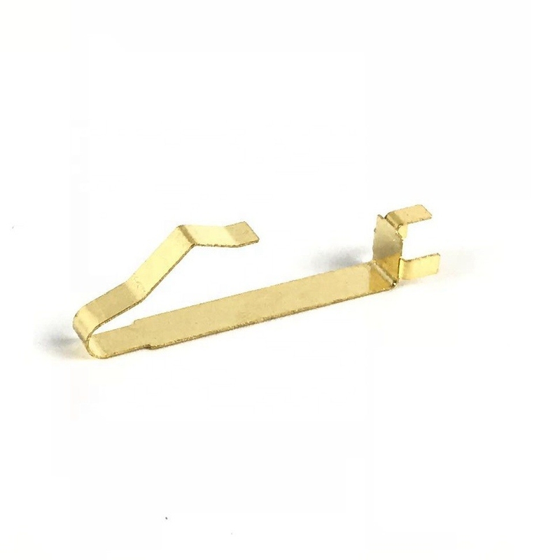 Eenvoudige verpakking Grootte 15X10X8 cm Op maat gemaakte elektrische batterij connector Metalen stempel schrapnel Elektrische contacten