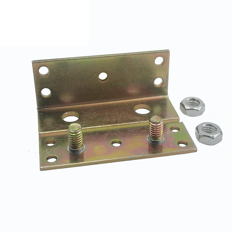 Specificaties 83 * 24 * 2,8 mm Set van acht ijzeren scharnieren Hardware accessoires voor bed