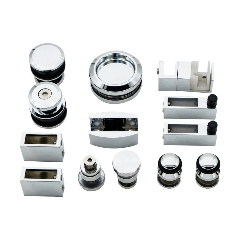 Gepersonaliseerde raamloze glazen duurtorenrolhardware voor OEM-CNC-proces