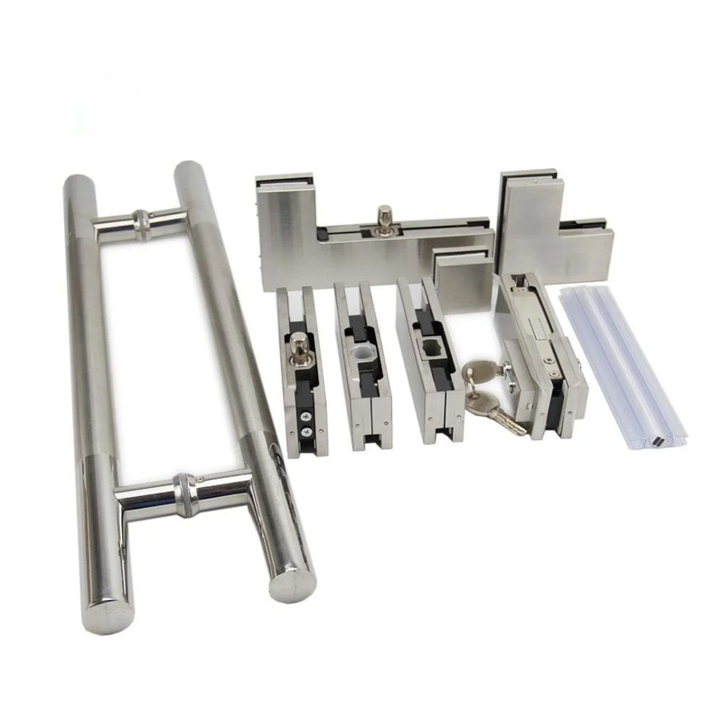 OEM CNC-hardwarecomponenten Doorkleding met roestvrijstalen glazen douchehanger